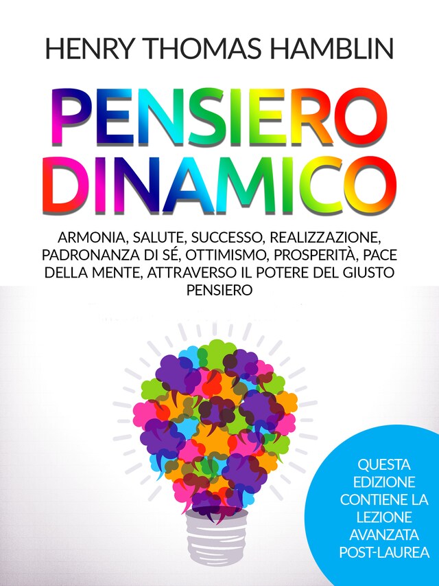 Book cover for Pensiero dinamico (Tradotto)