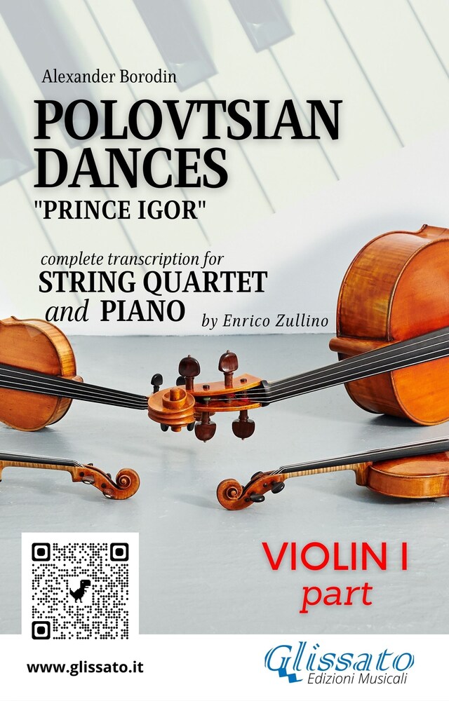 Kirjankansi teokselle Violin I part of "Polovtsian Dances" for String Quartet and Piano