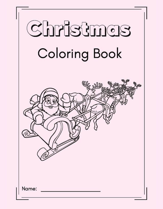 Book cover for Christmas Coloring Book