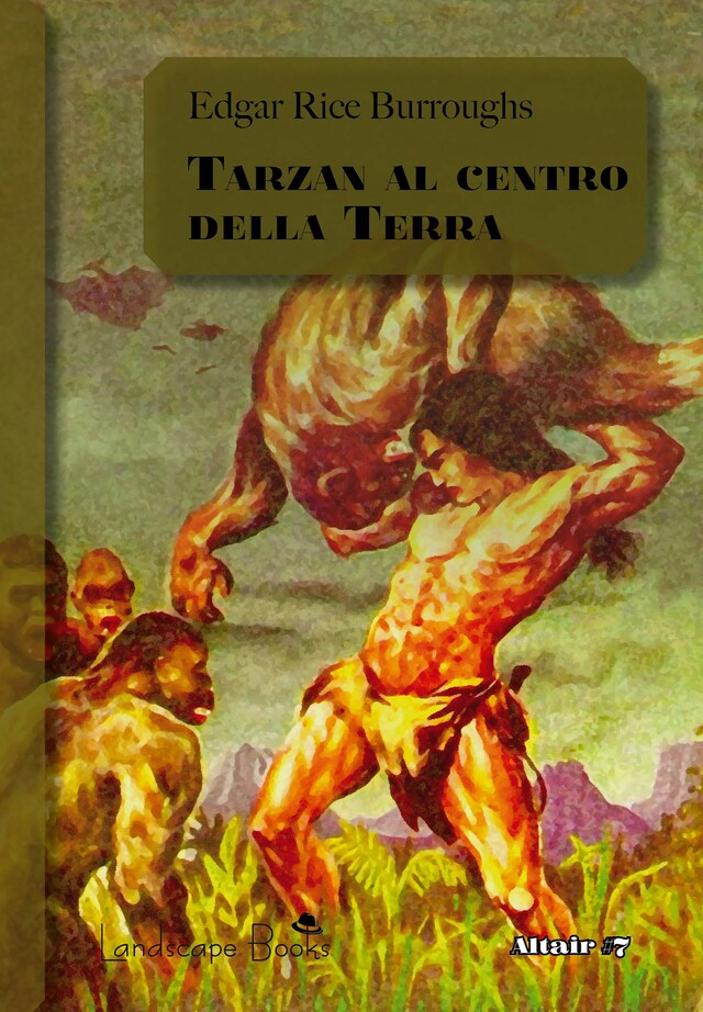 Book cover for Tarzan al centro della Terra