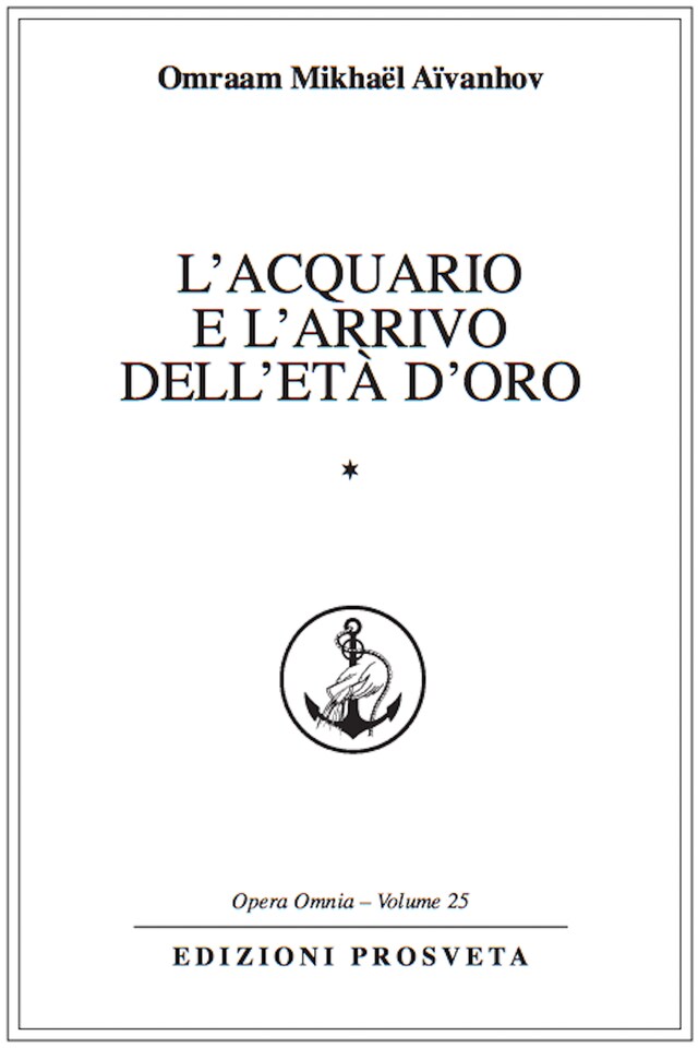 Buchcover für L'Acquario e l'arrivo dell'Età d'Oro