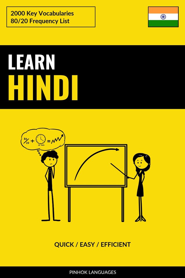 Book cover for Learn Hindi - Quick / Easy / Efficient