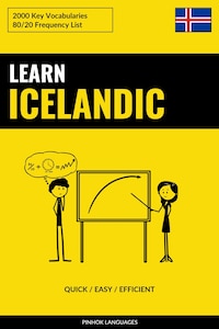 Learn Icelandic - Quick / Easy / Efficient