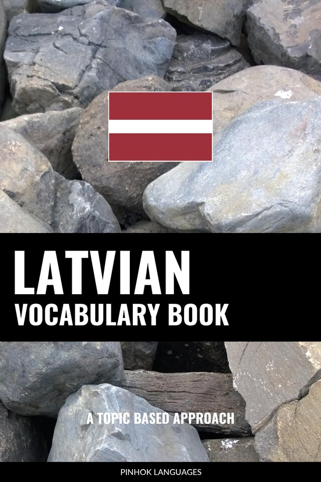 Book cover for Latvian Vocabulary Book