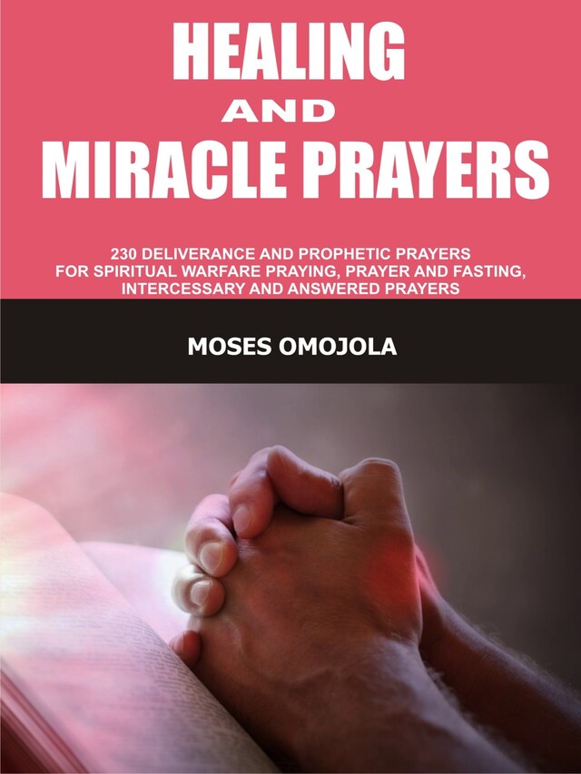 Okładka książki dla Healing and miracle prayers