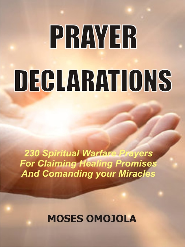 Couverture de livre pour Prayer declarations