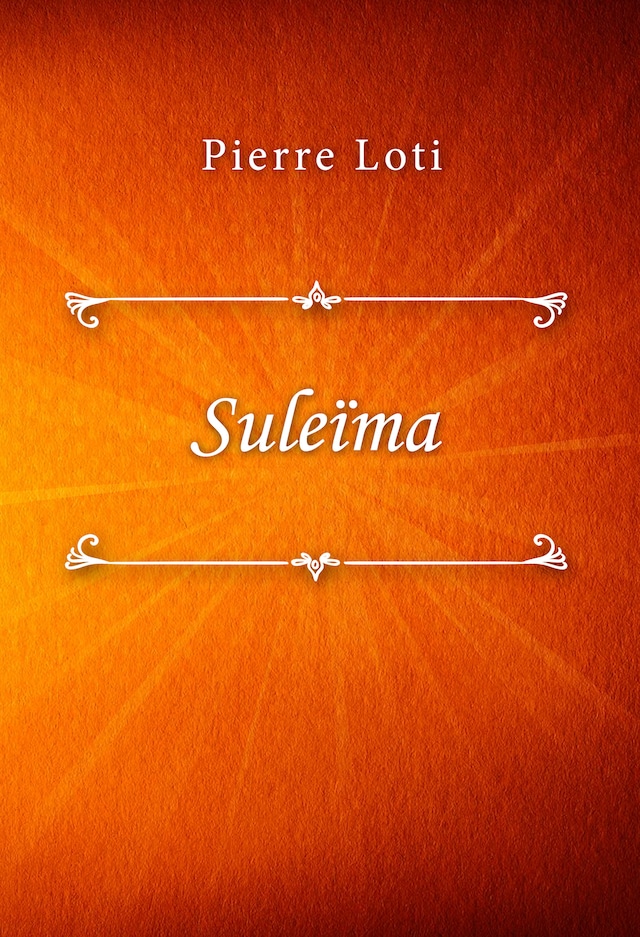Copertina del libro per Suleïma
