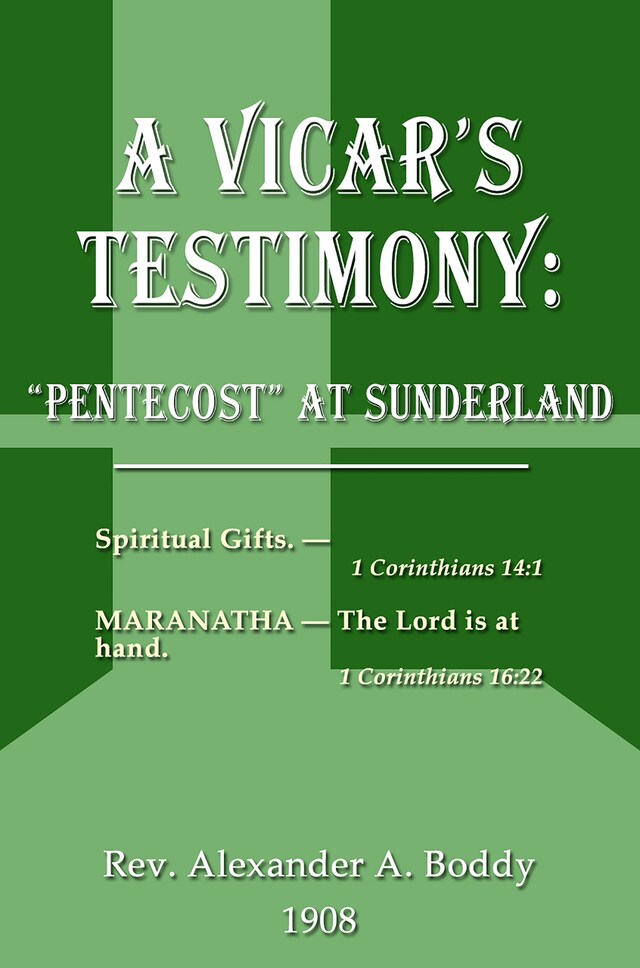 Buchcover für A Vicar's Testimony: