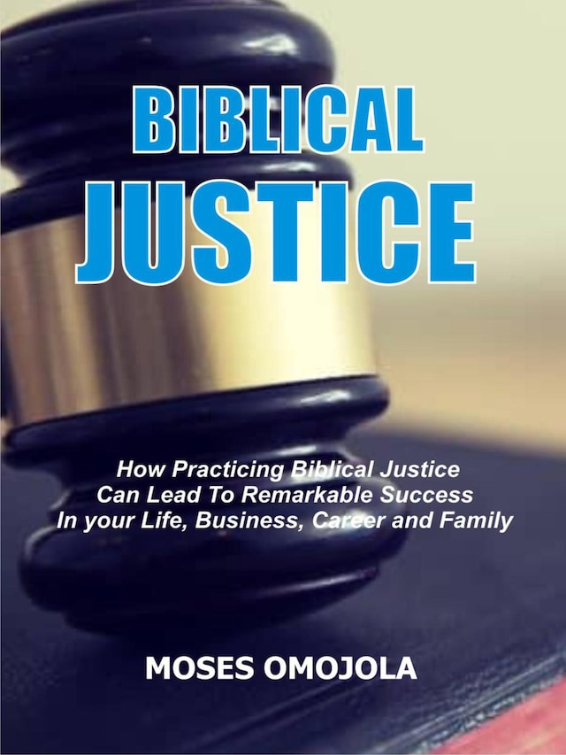 Buchcover für Biblical justice