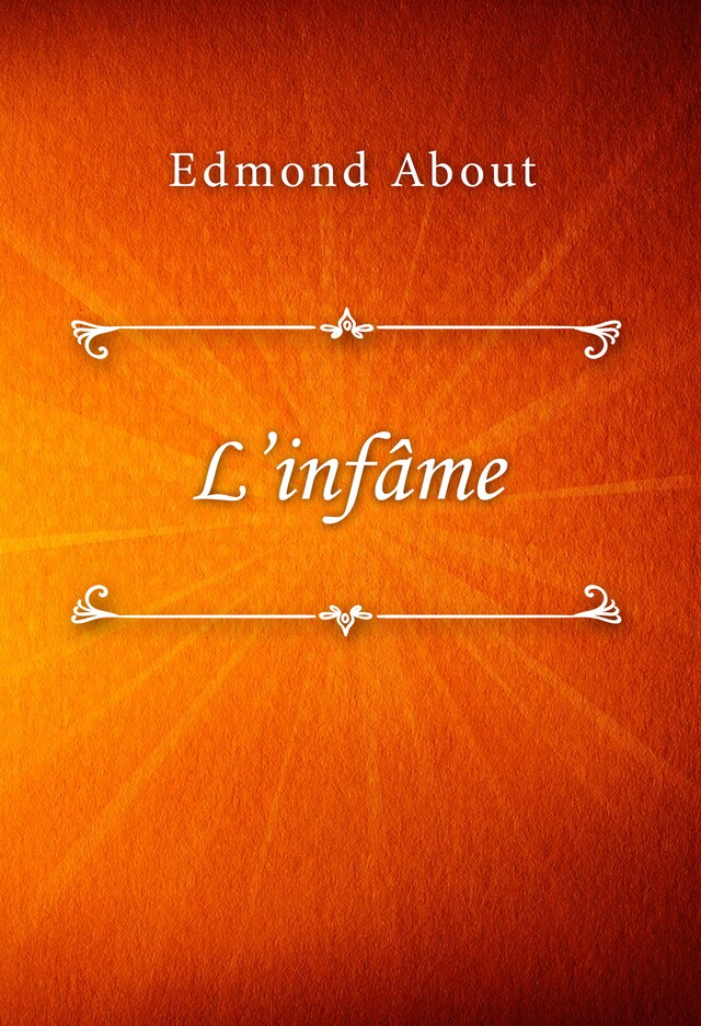 Book cover for L'infâme