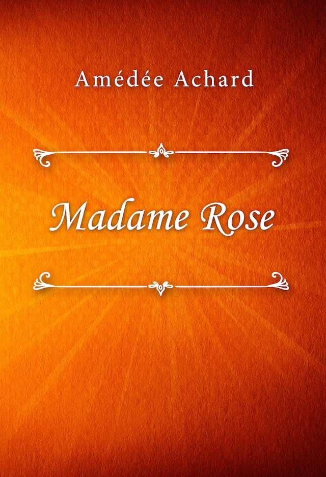 Buchcover für Madame Rose