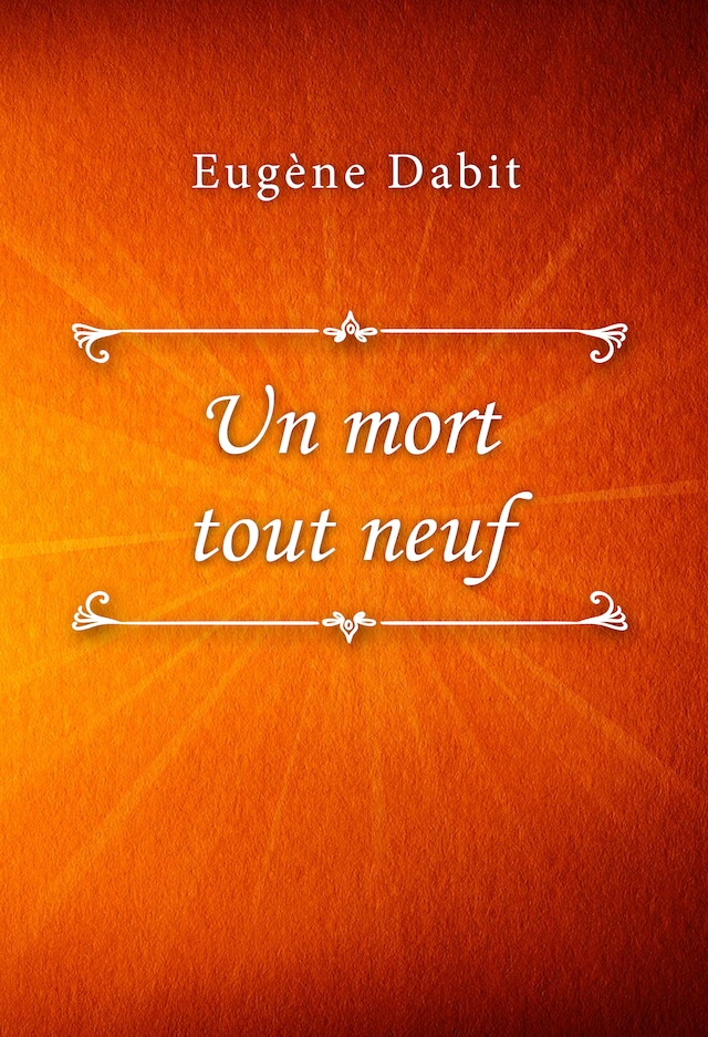Book cover for Un mort tout neuf