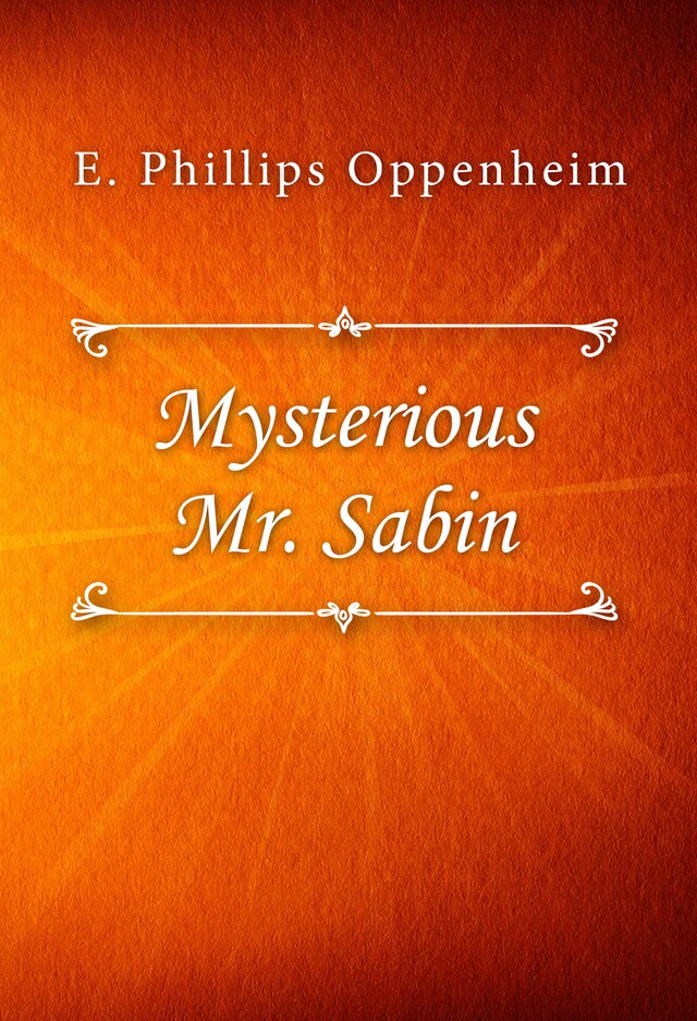 Copertina del libro per Mysterious Mr. Sabin