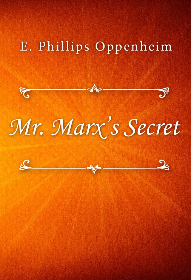 Kirjankansi teokselle Mr. Marx’s Secret