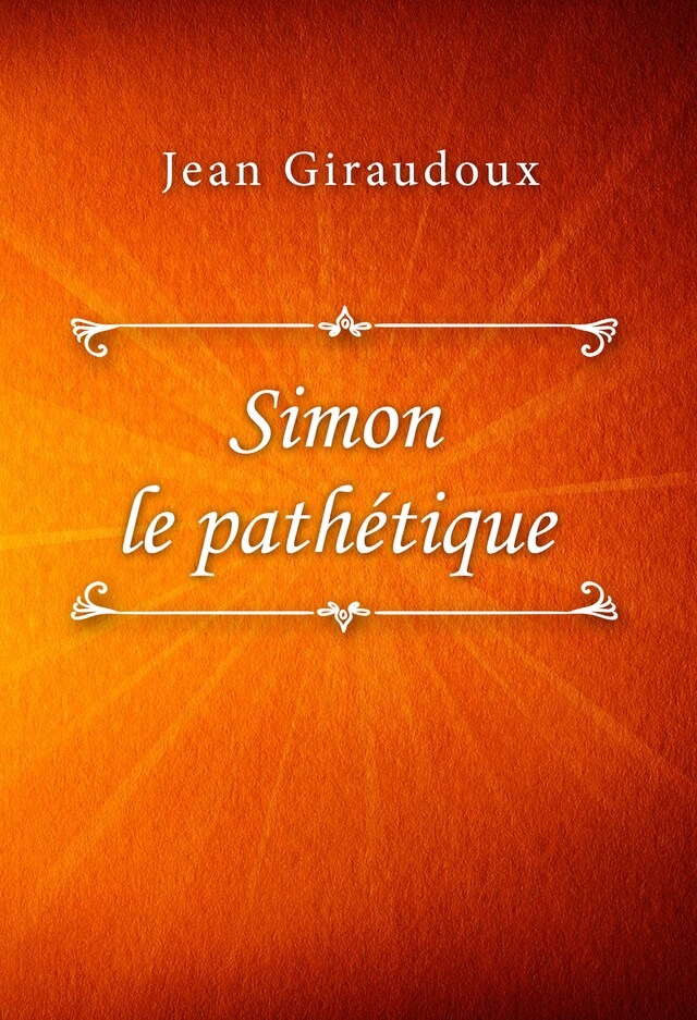 Copertina del libro per Simon le pathétique