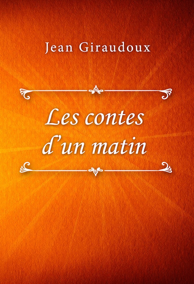 Book cover for Les contes d’un matin