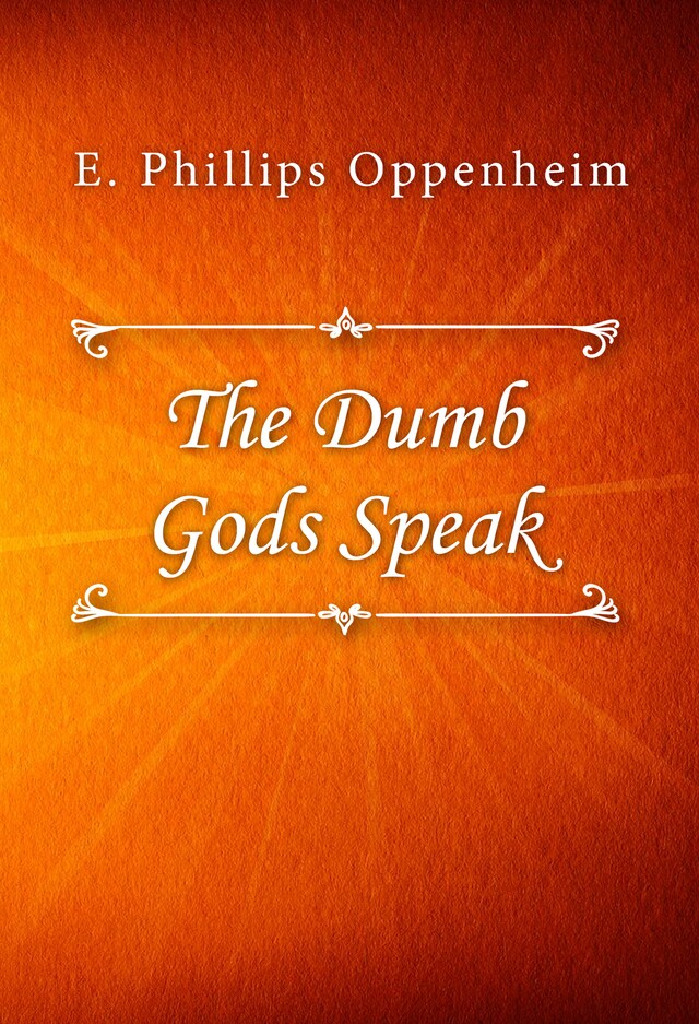 Kirjankansi teokselle The Dumb Gods Speak