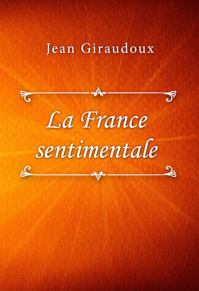 Boekomslag van La France sentimentale