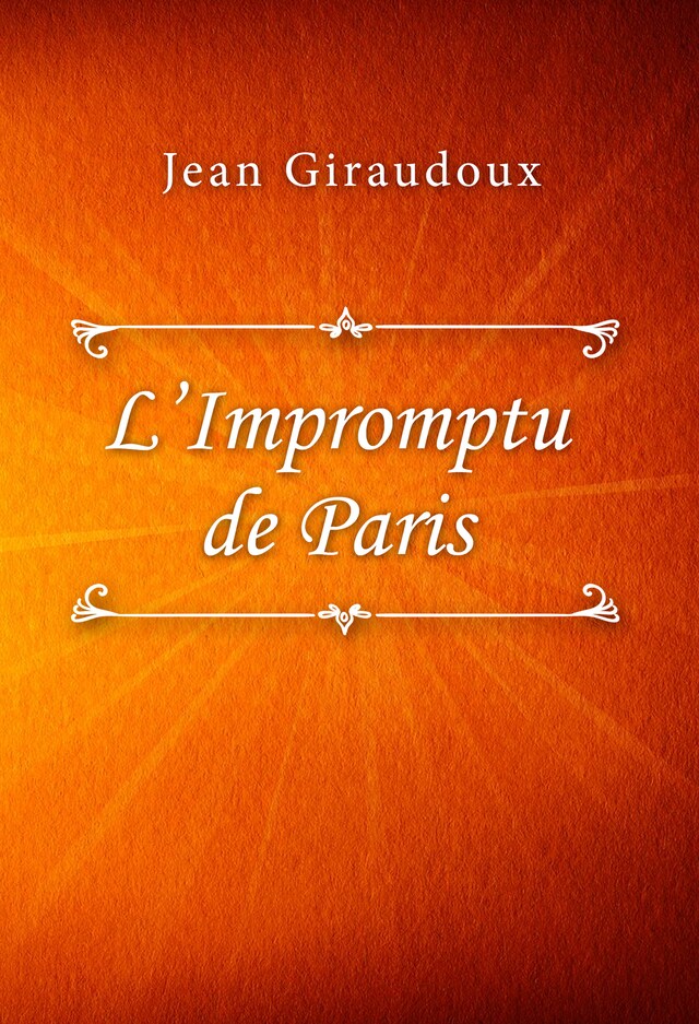Book cover for L’Impromptu de Paris