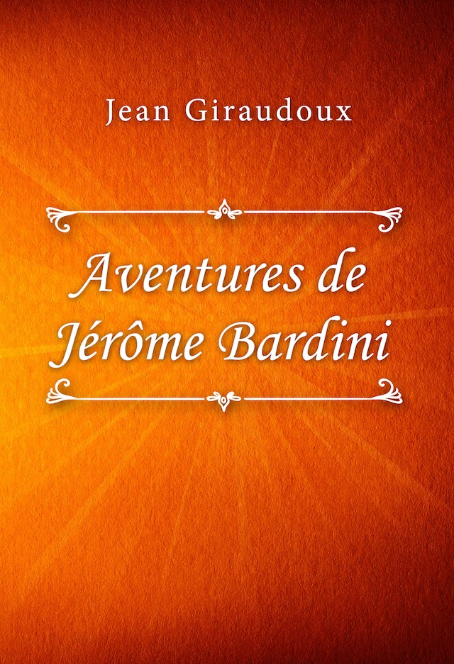 Portada de libro para Aventures de Jérôme Bardini