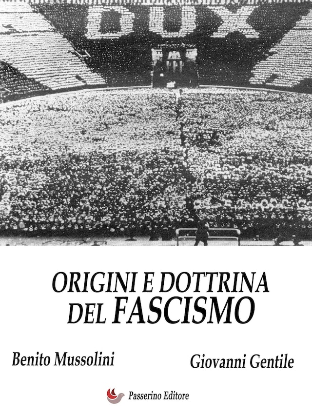 Book cover for Origini e dottrina del Fascismo