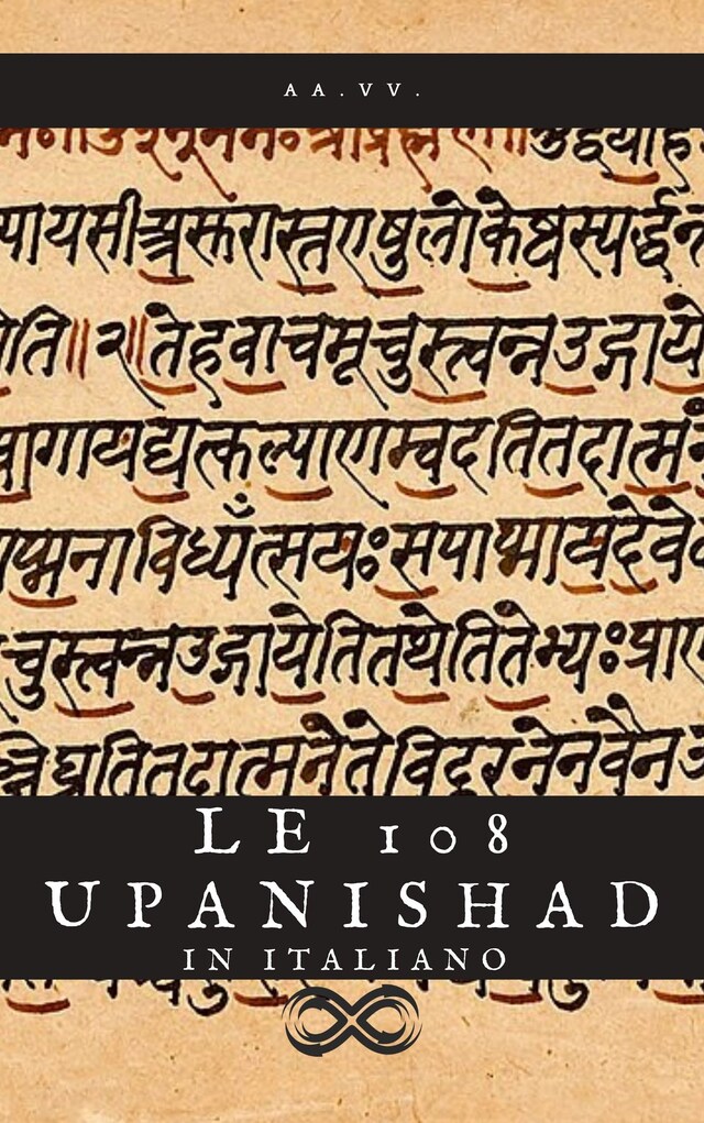 Book cover for Le 108 Upanishad in italiano
