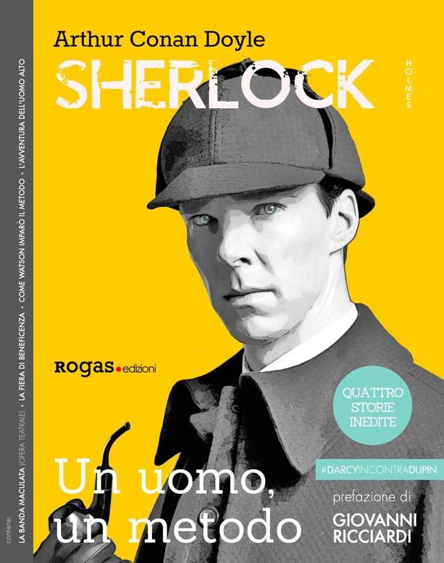 Book cover for Sherlock Holmes. Un uomo, un metodo