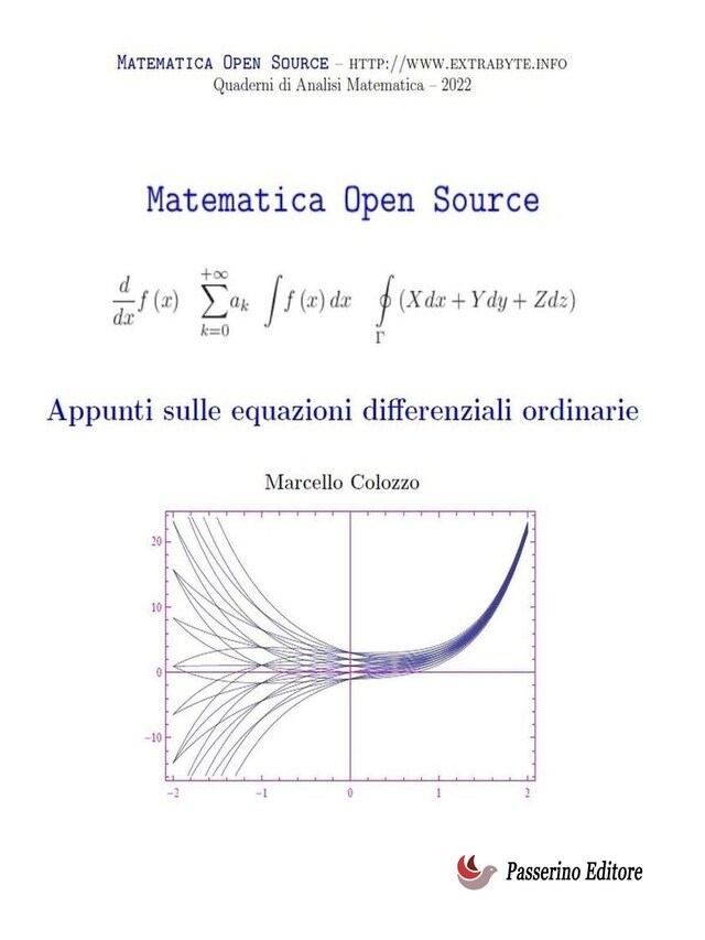 Book cover for Appunti sulle equazioni differenziali ordinarie