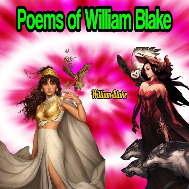 Kirjankansi teokselle Poems of William Blake