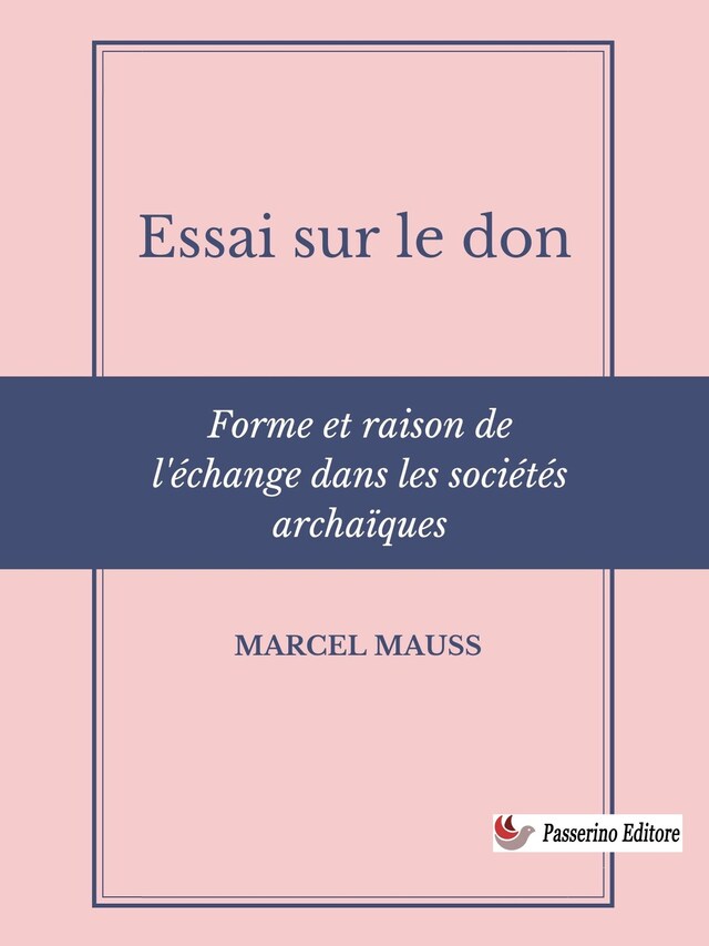 Couverture de livre pour Essai sur le don