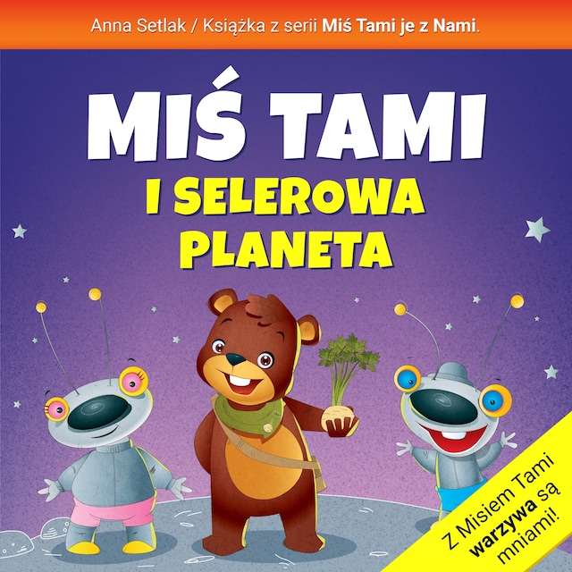 Book cover for Miś Tami i selerowa planeta