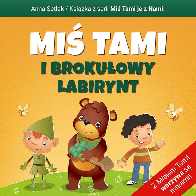 Boekomslag van Miś Tami i brokułowy labirynt