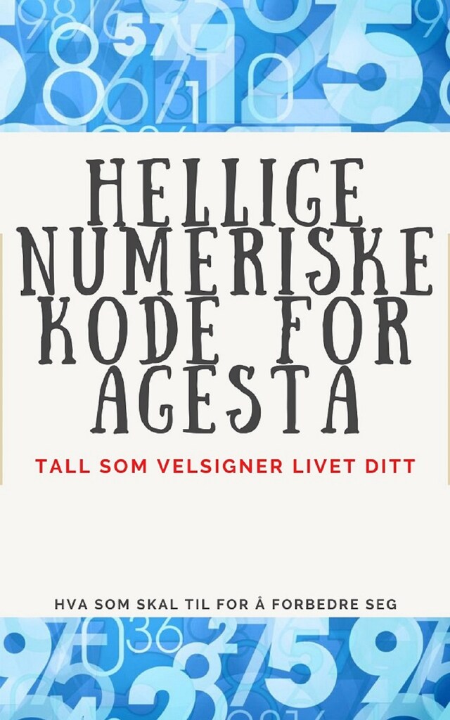 Bokomslag for Hellige Numeriske Kode for Agesta