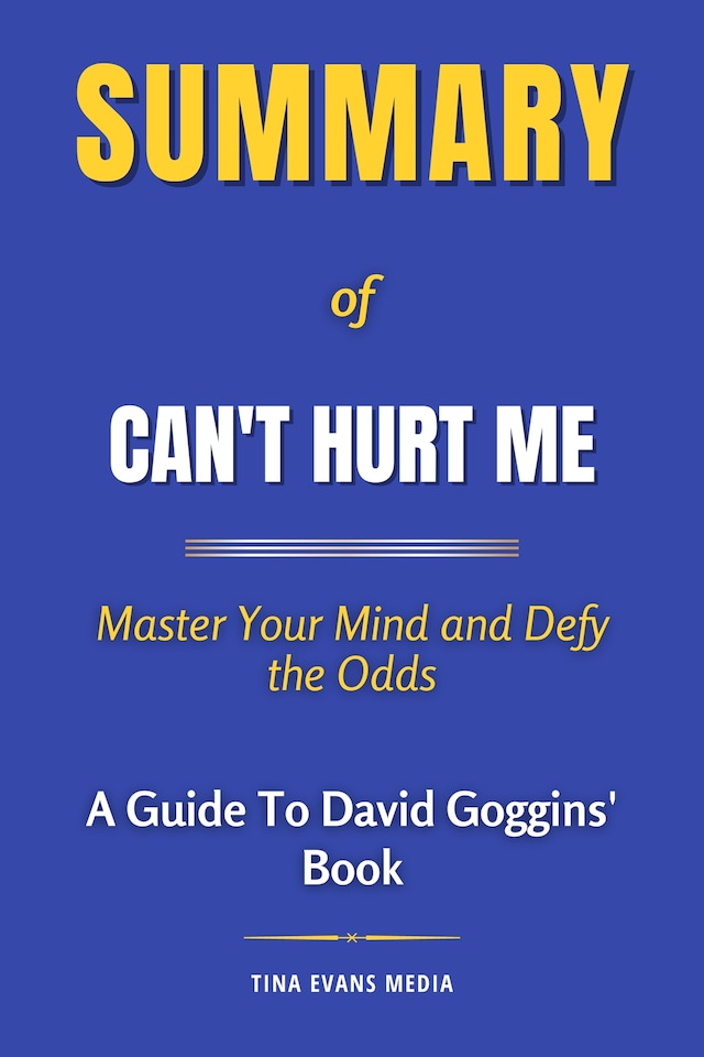Book cover for Summary of Can't Hurt Me