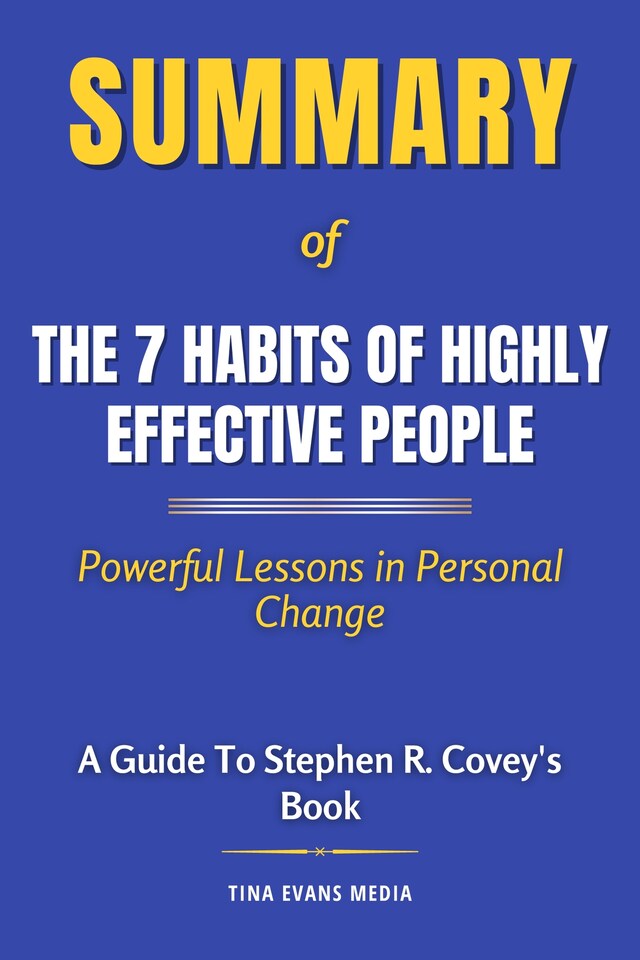 Portada de libro para Summary of The 7 Habits of Highly Effective People