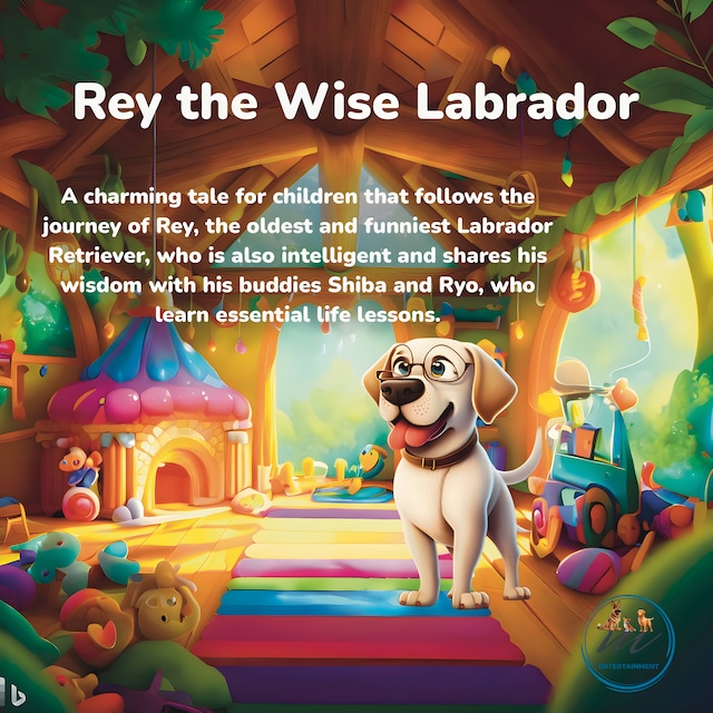 Couverture de livre pour Rey the wise Labrador