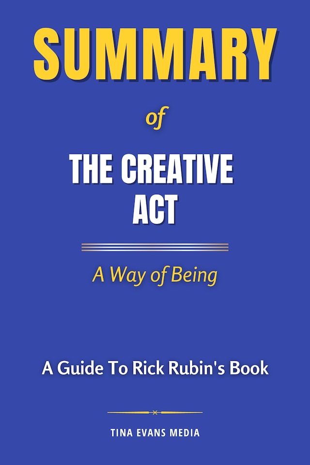 Book cover for Summary of The Creative Act