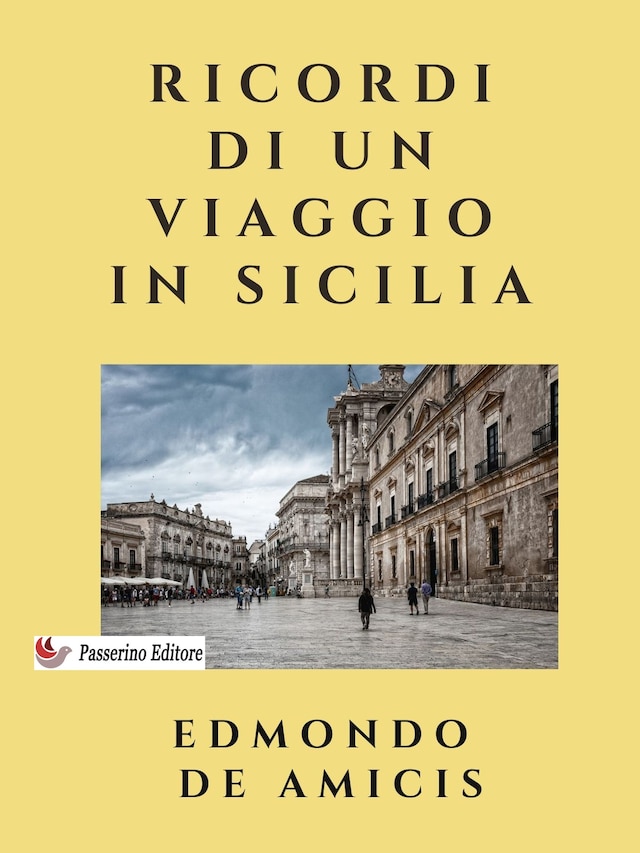 Kirjankansi teokselle Ricordi di un viaggio in Sicilia