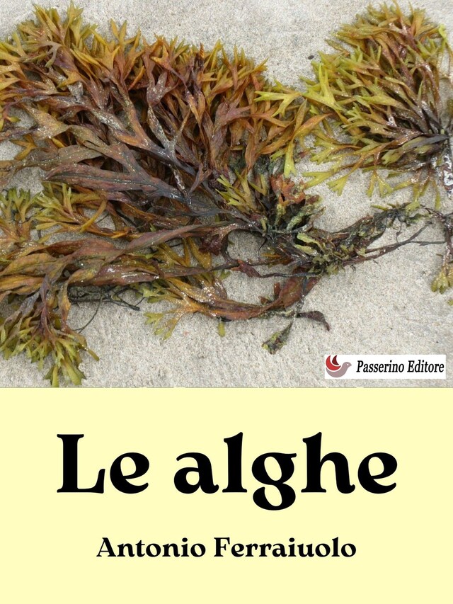 Kirjankansi teokselle Le alghe
