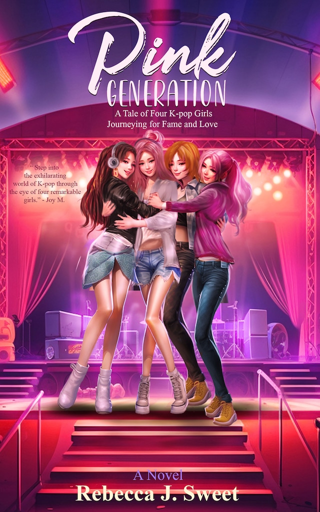 Book cover for Pink Generation: A Tale of Four K-pop Girls Journeying for Fame and Love