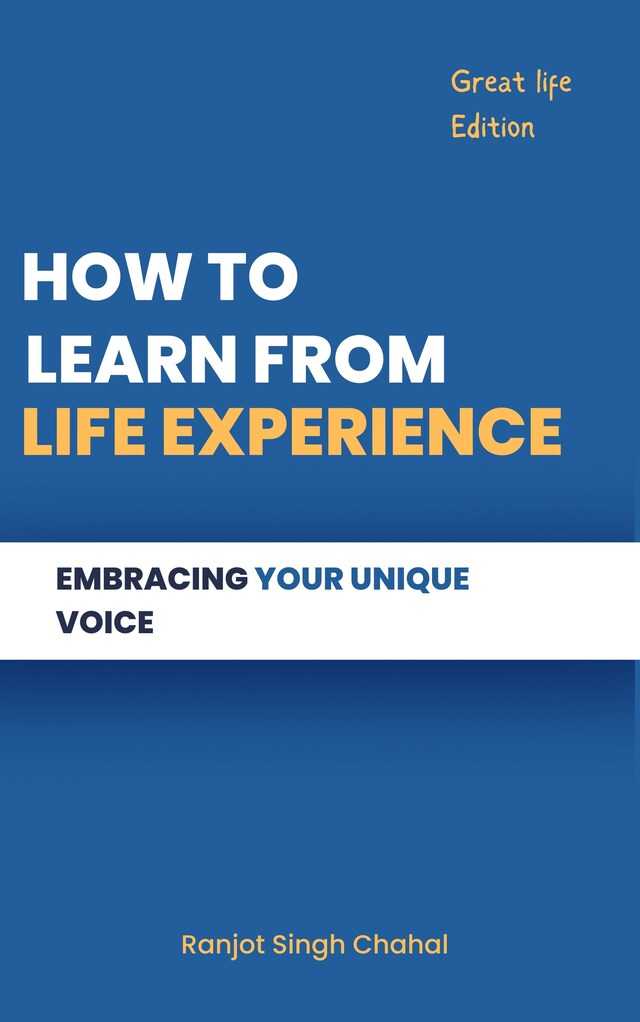 Kirjankansi teokselle How to Learn from Life Experience