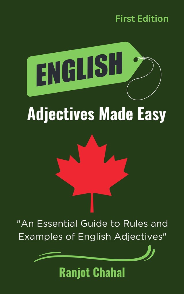 Book cover for English Adjectives Made Easy