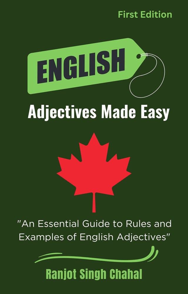 Book cover for English Adjectives Made Easy