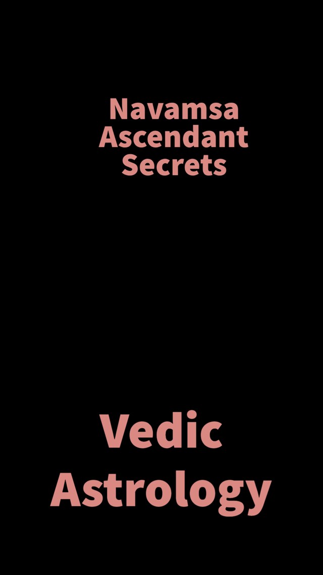 Book cover for Navamsa Ascendant Secrets