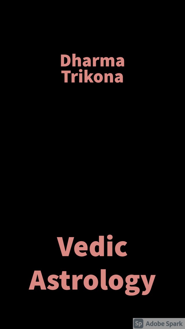 Book cover for Dharma Trikona in Vedic Astrology