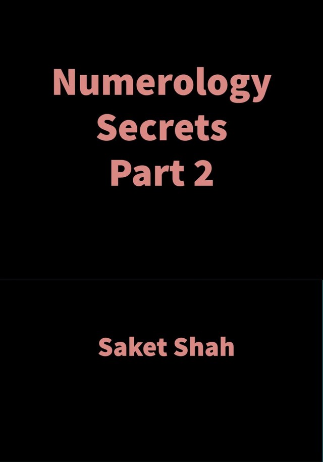 Book cover for Numerology Secrets Part 2