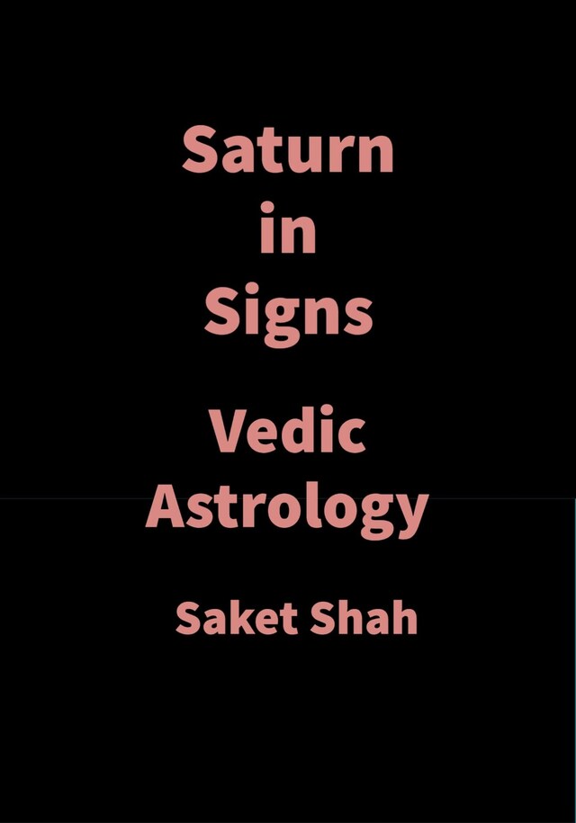 Kirjankansi teokselle Saturn in Signs