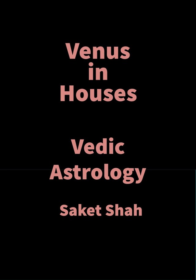 Kirjankansi teokselle Venus in Houses