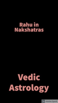 Rahu in Nakshatras