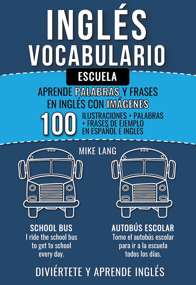 Book cover for Inglés Vocabulario - Escuela